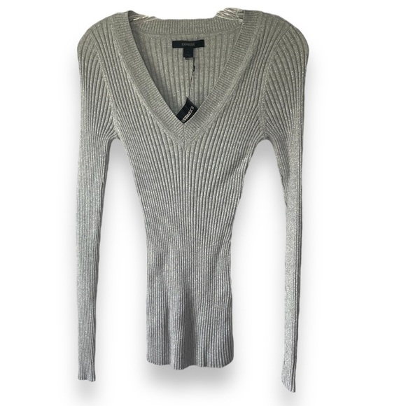 Express Sweaters - NWT Express V neck Knit Sweater